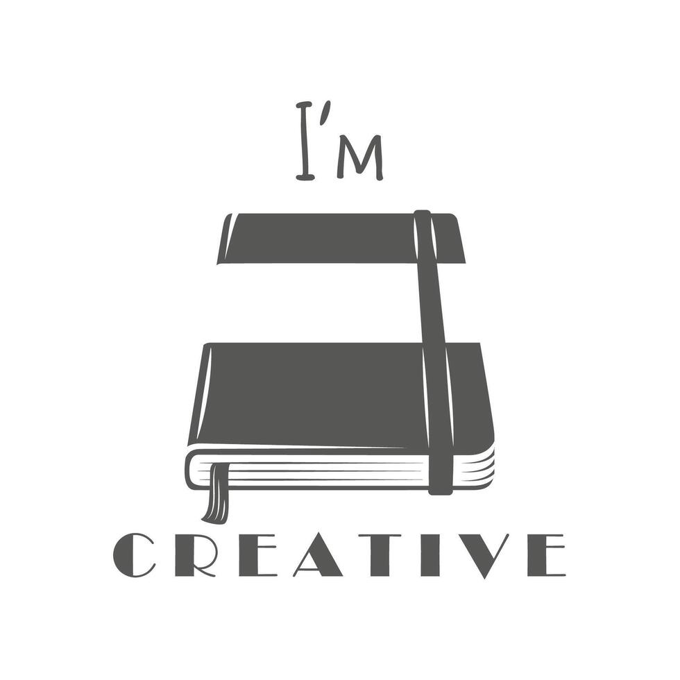 Hipster black logo isolated on white background vector