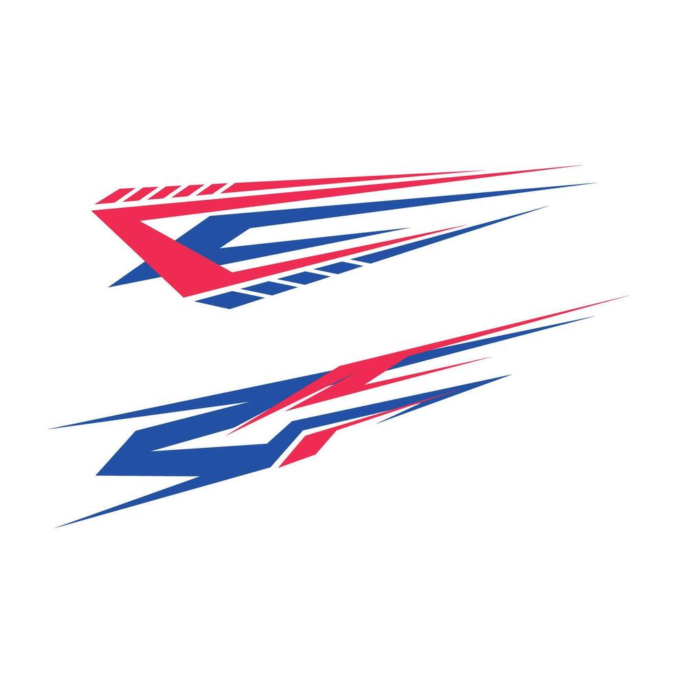 Car background wrap livery sticker design with sharp lines vector