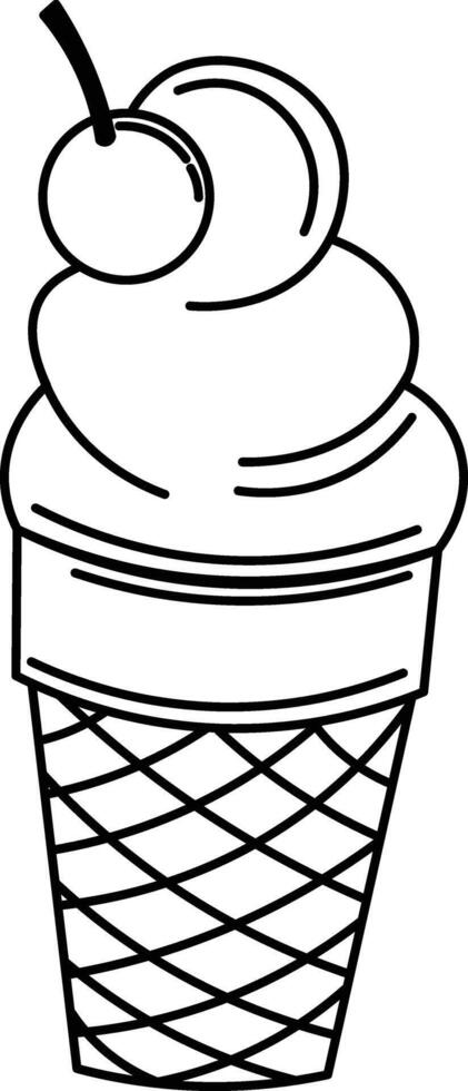 Hand-Drawn Illustration of a Pineapple vector