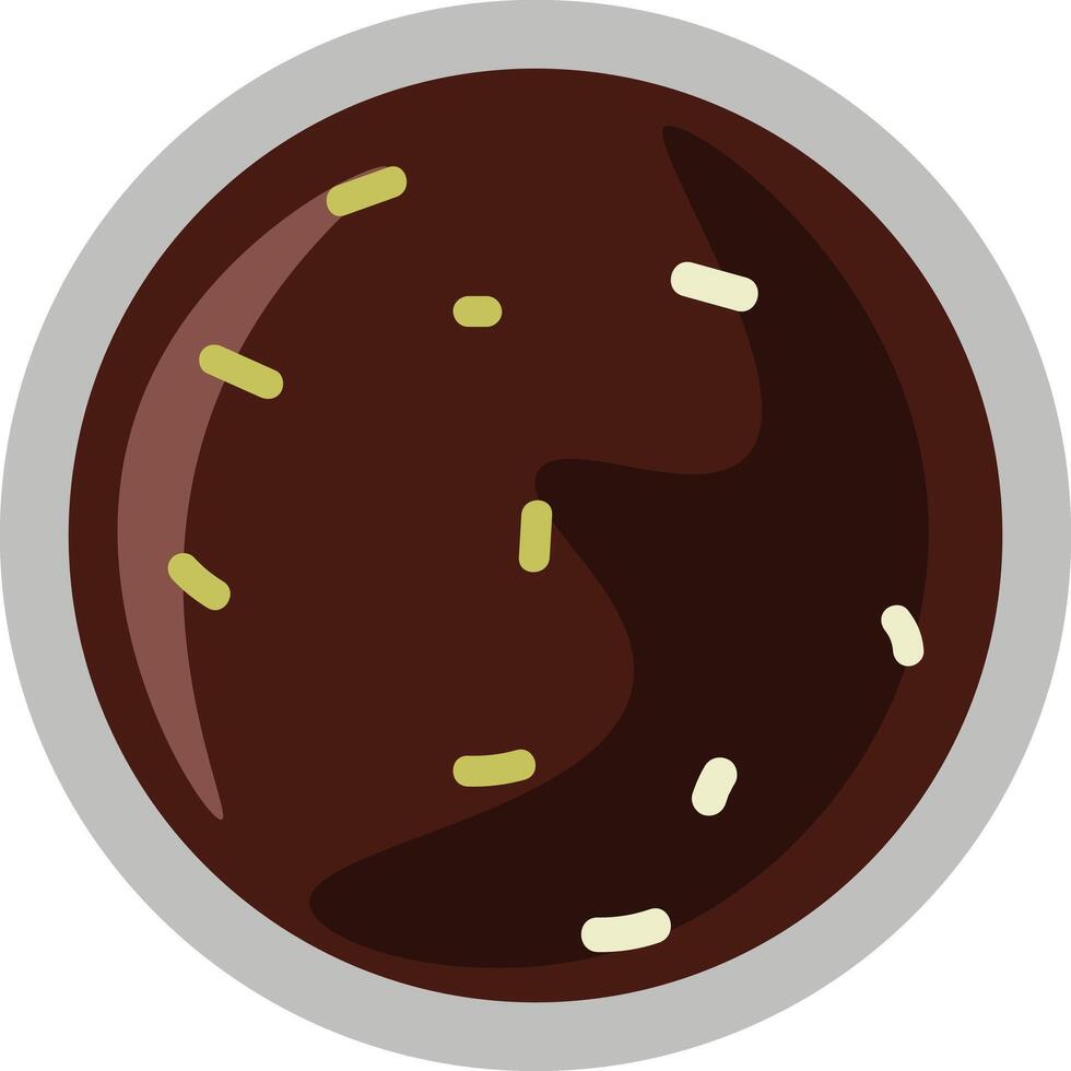Chocolate Donut Illustration vector