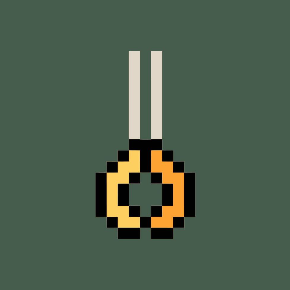 pixel scissors tool vector