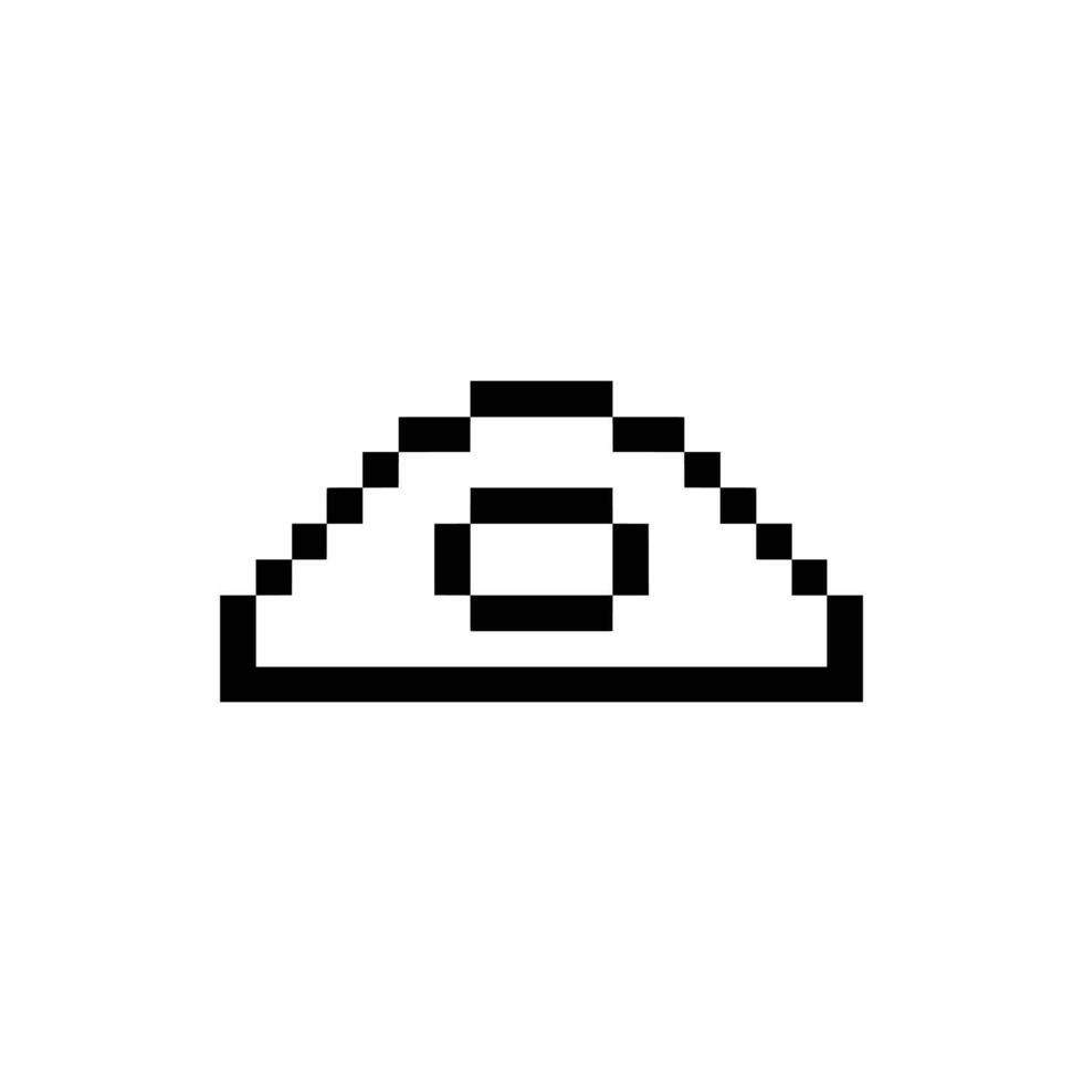 triangle shape pixel vector