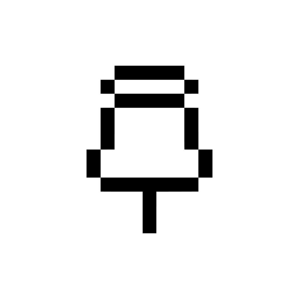 simple pin paper vector