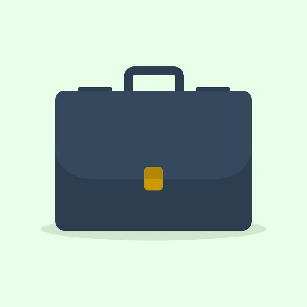 Office work bag flat design illustration vector