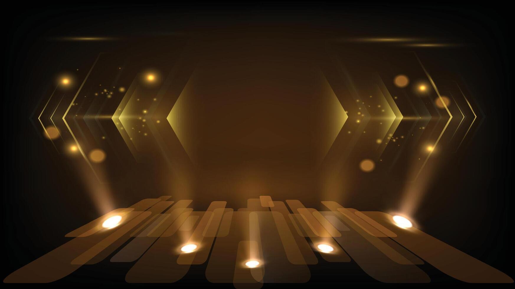 Black and Gold background abstract geometric shapes luxury design wallpaper.Realistic layer futuristic vector