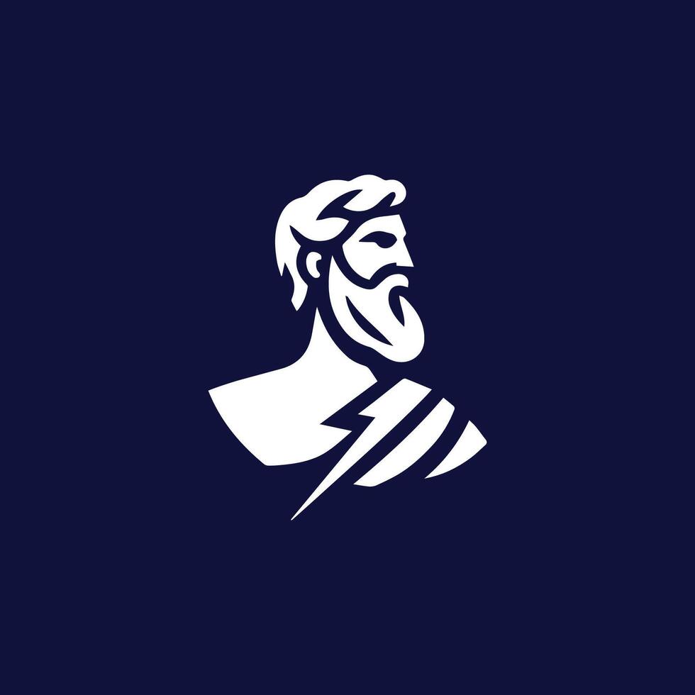 a logo for a company called zeus vector
