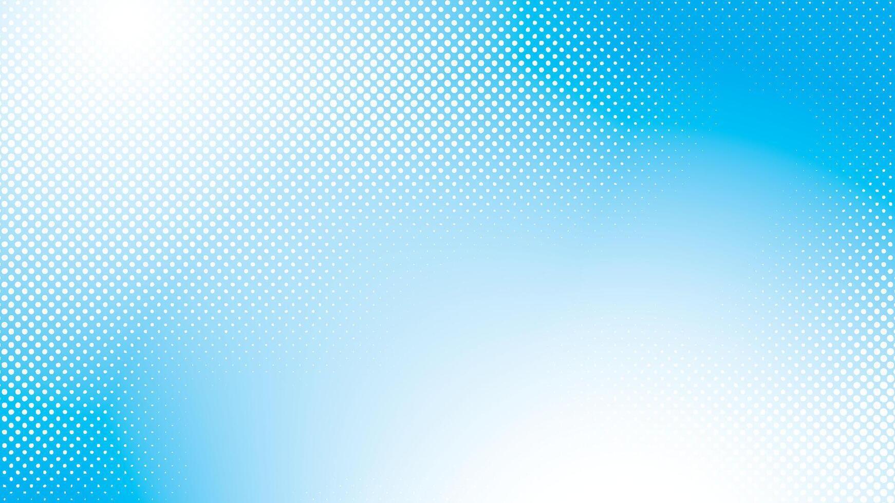 Colorful abstract background with white and blue color, halftone effect, dot pattern illustration vector