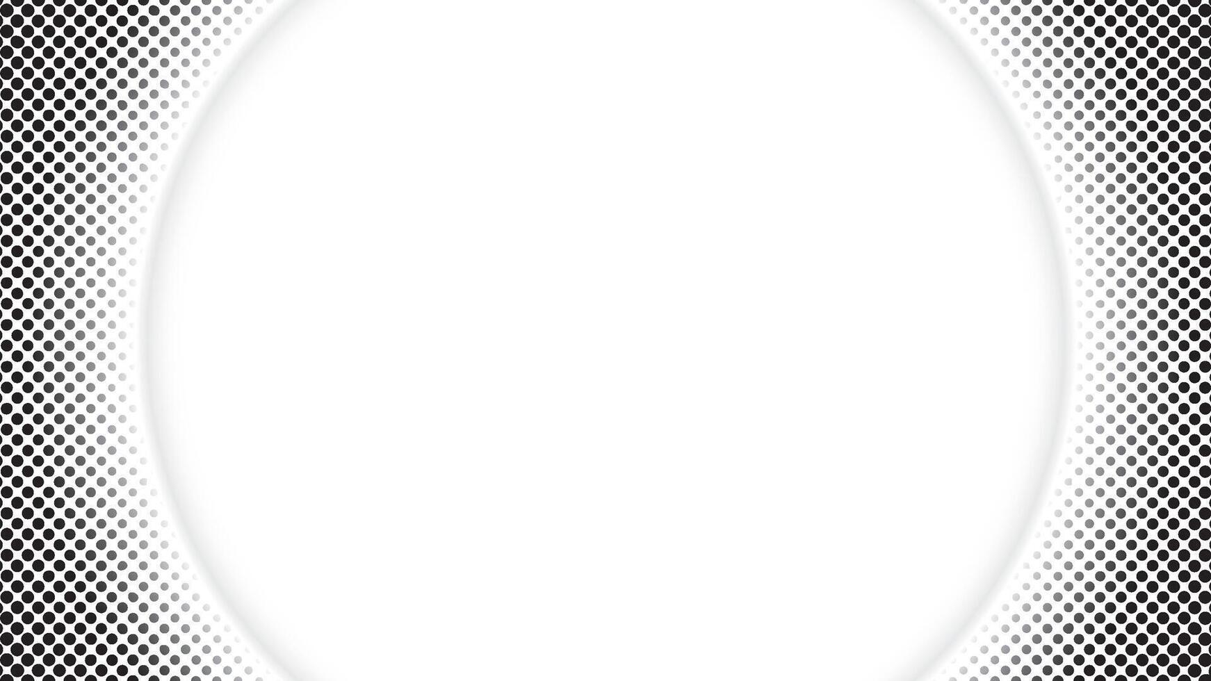 Abstract white and gray gradient background with halttone effect illust vector