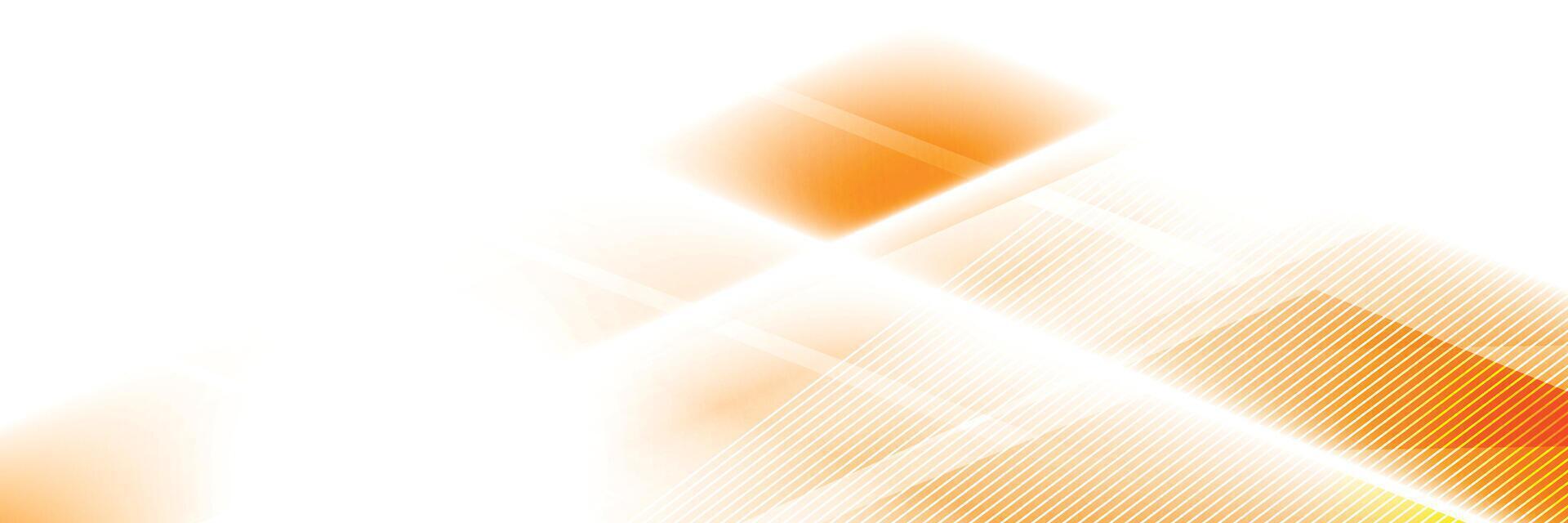 Abstract white and orange color, modern design stripes background with geometric shape illustration vector