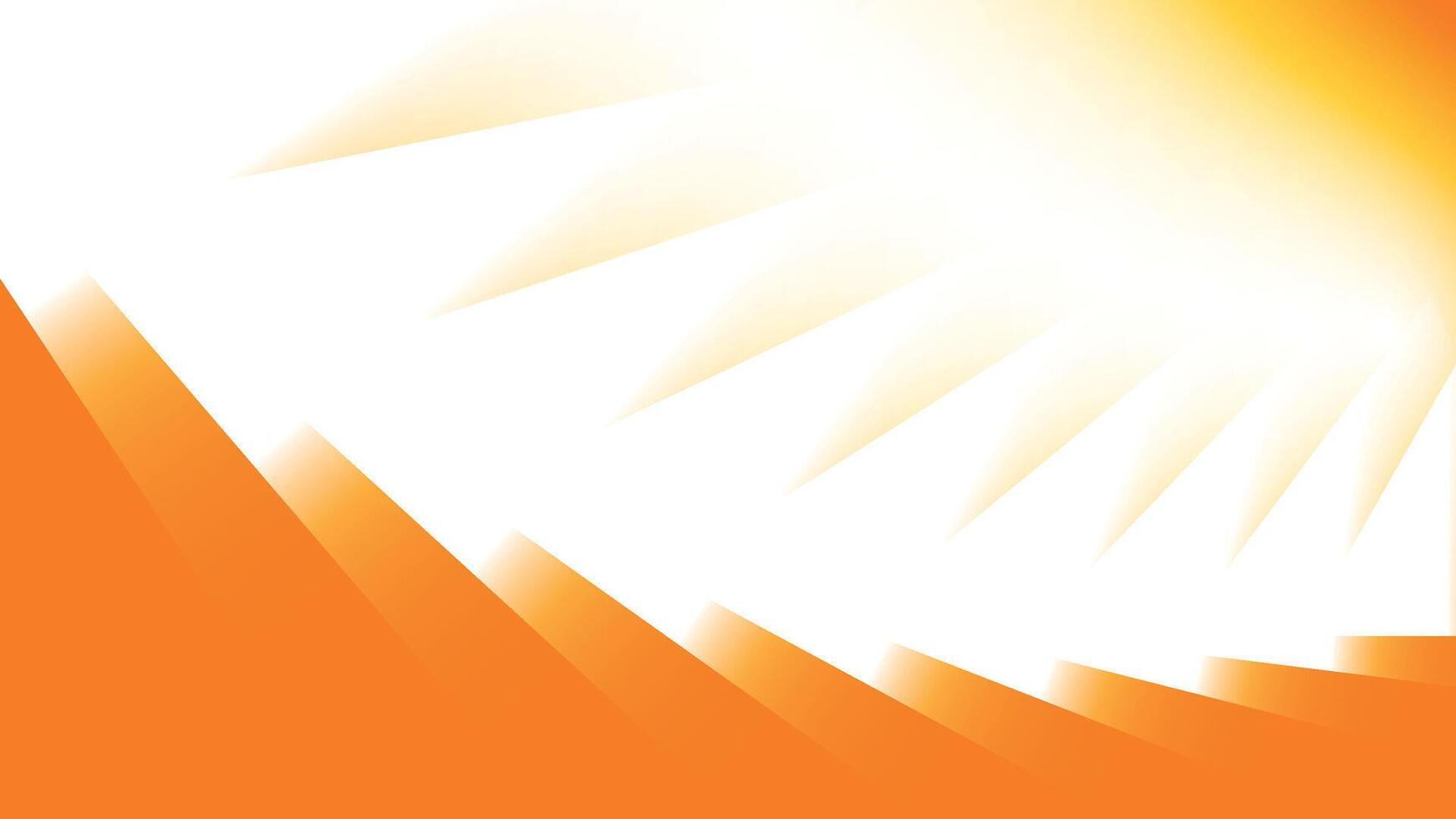 Abstract white and orange color, modern design stripes background with geometric shaper illustration vector
