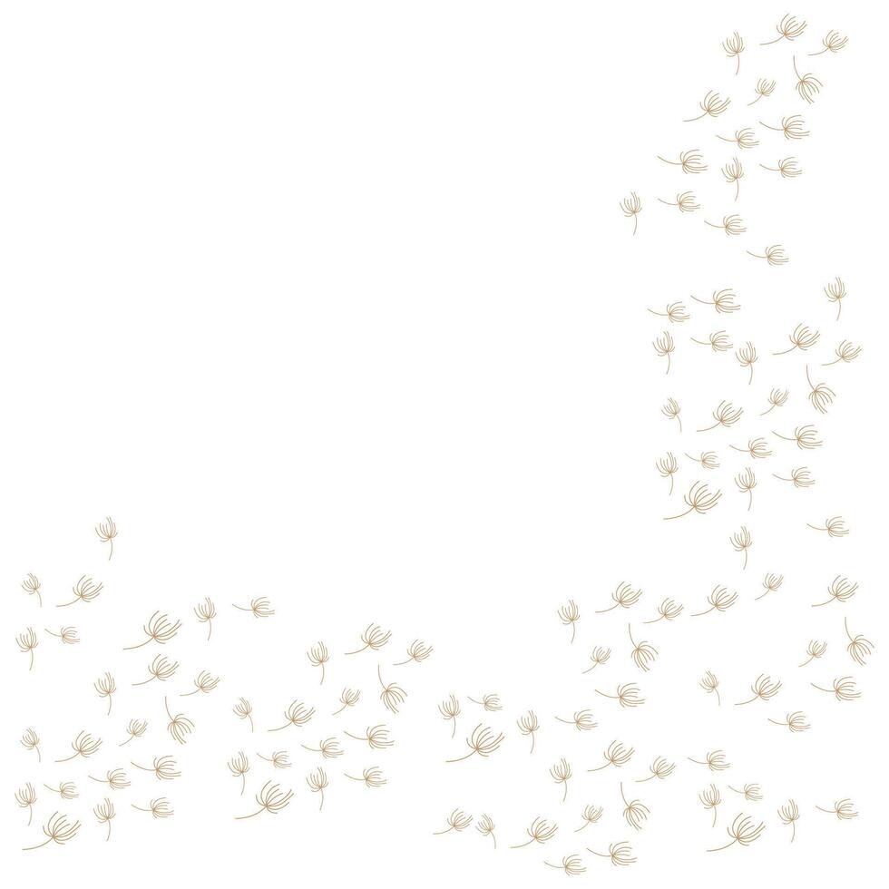 dandelion logo concept wallpaper background illustration dandelion plant template flying vector