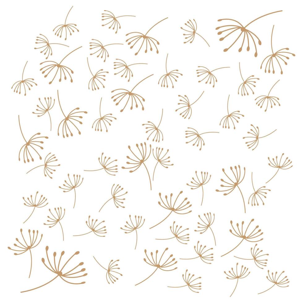 dandelion logo wallpaper background design illustration vector
