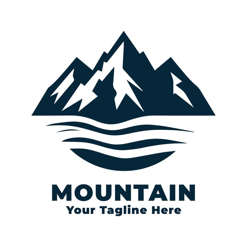 Logo Simple Mountain Design vector