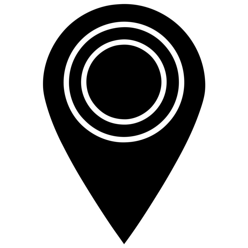 Water Resource Map Marker Icon vector