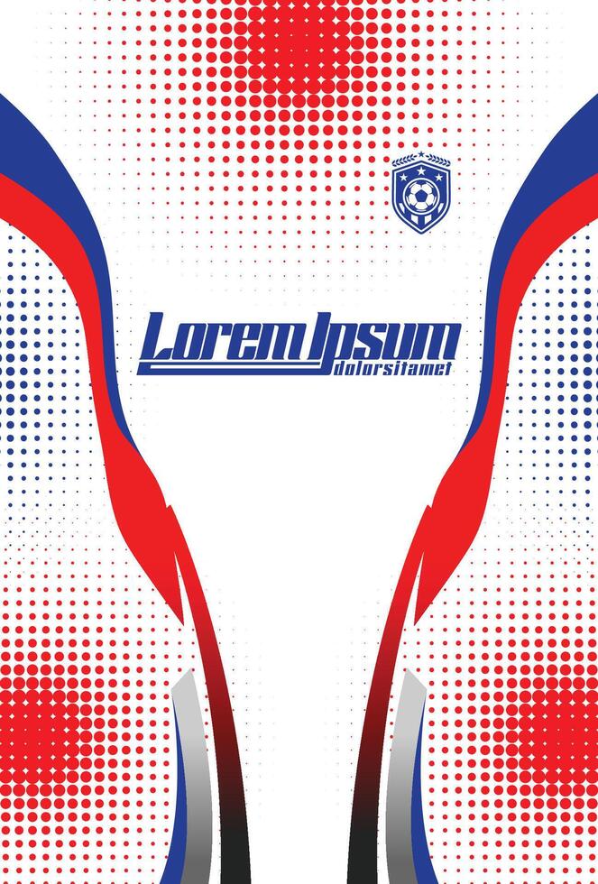 Abstract background for sports jersey pattern halftone white vector