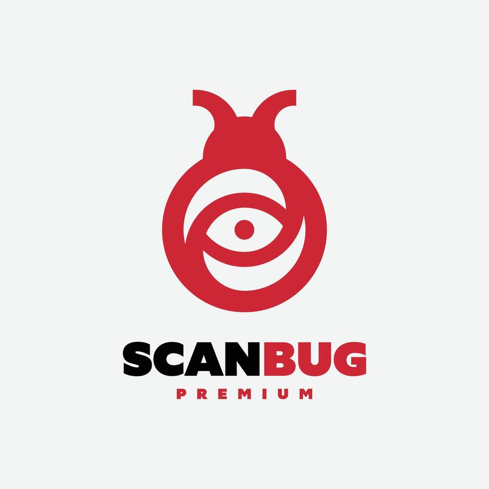 Scan Bug logo vector