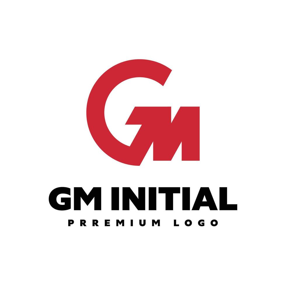 GM Initial Logo vector