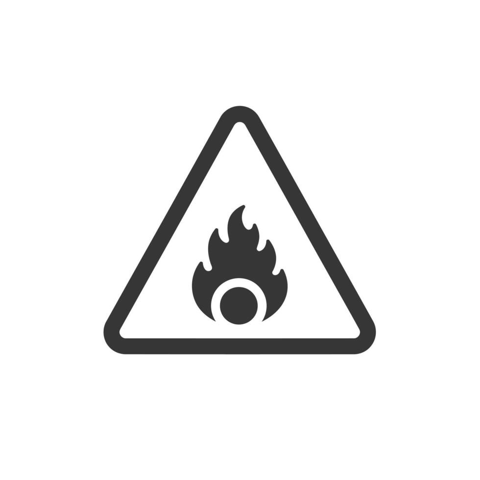 A Solid Depiction of a Gas Leak Warning Sign Representing Toxic Exposure and Chemical Accidents vector