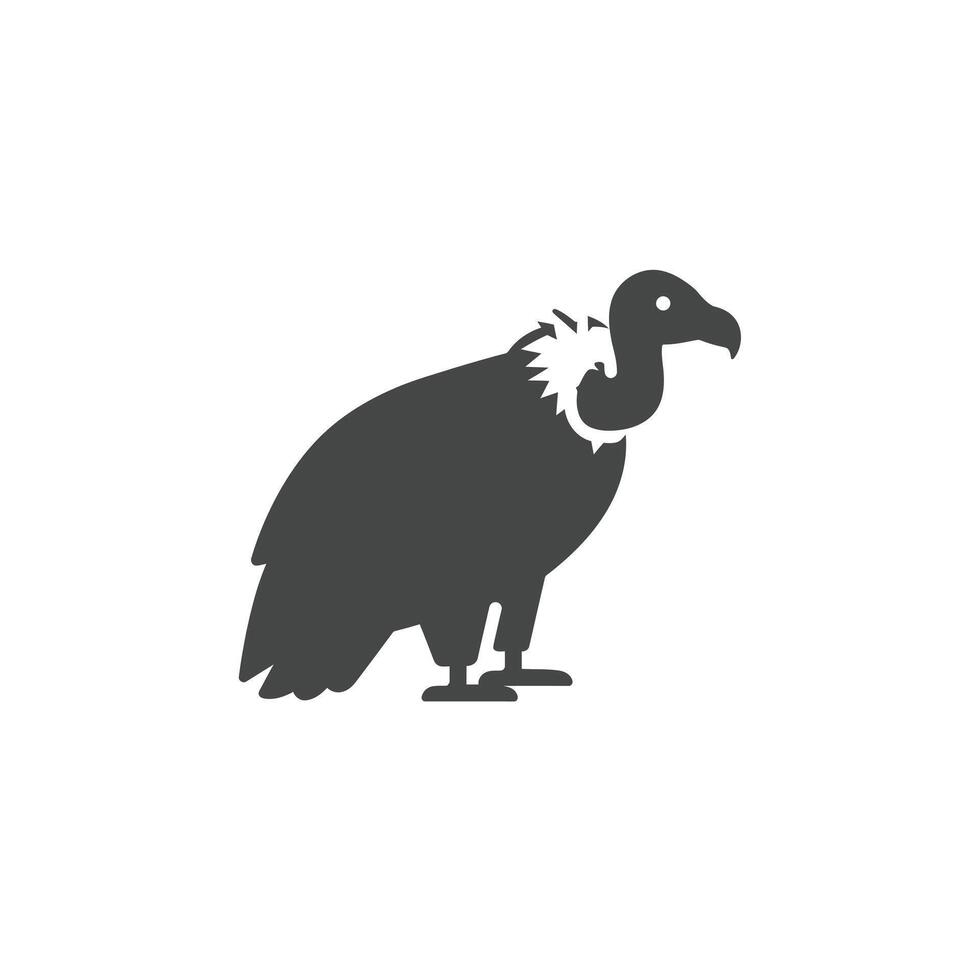 Vulture icon illustration isolated on white background vector