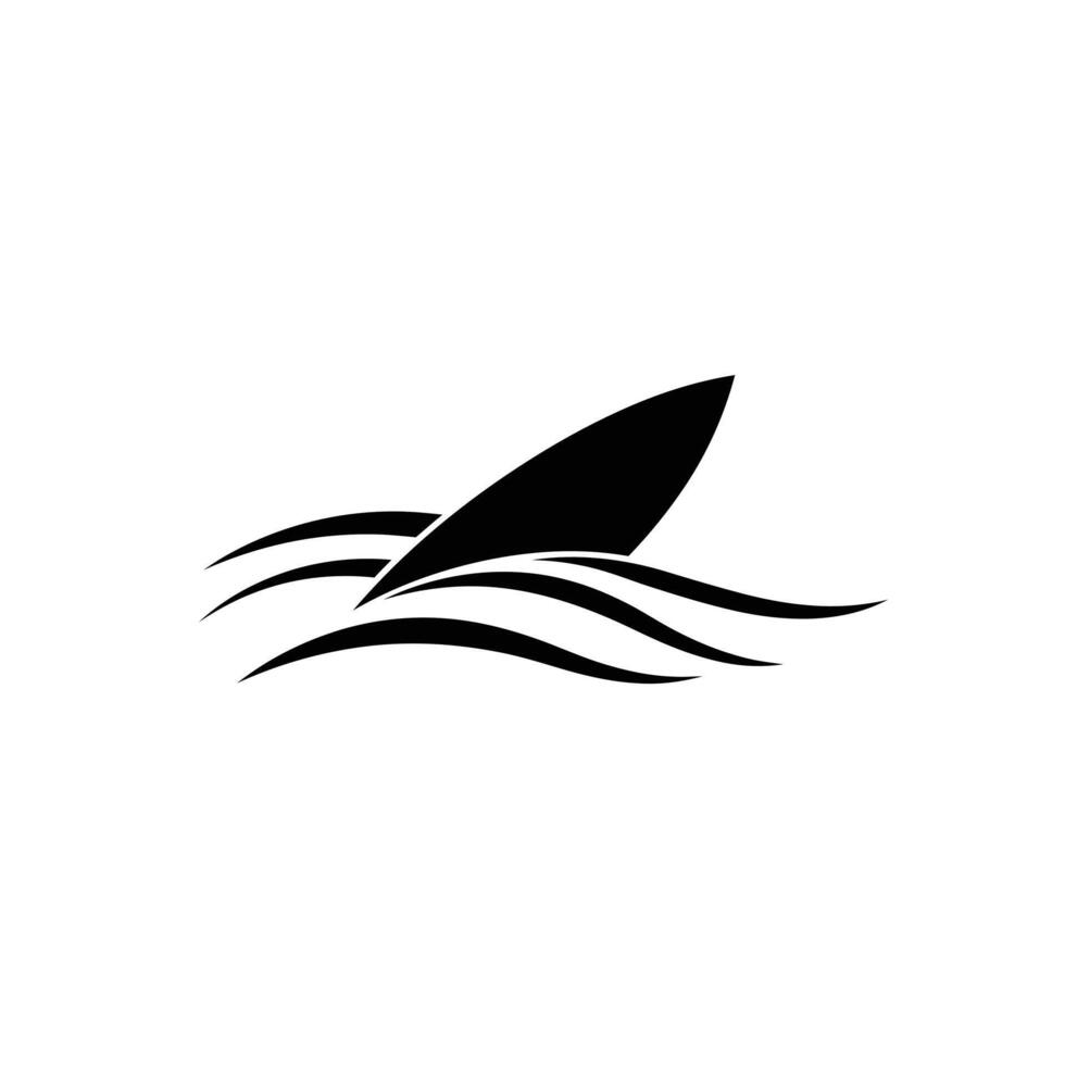 Surfboard logo design vector