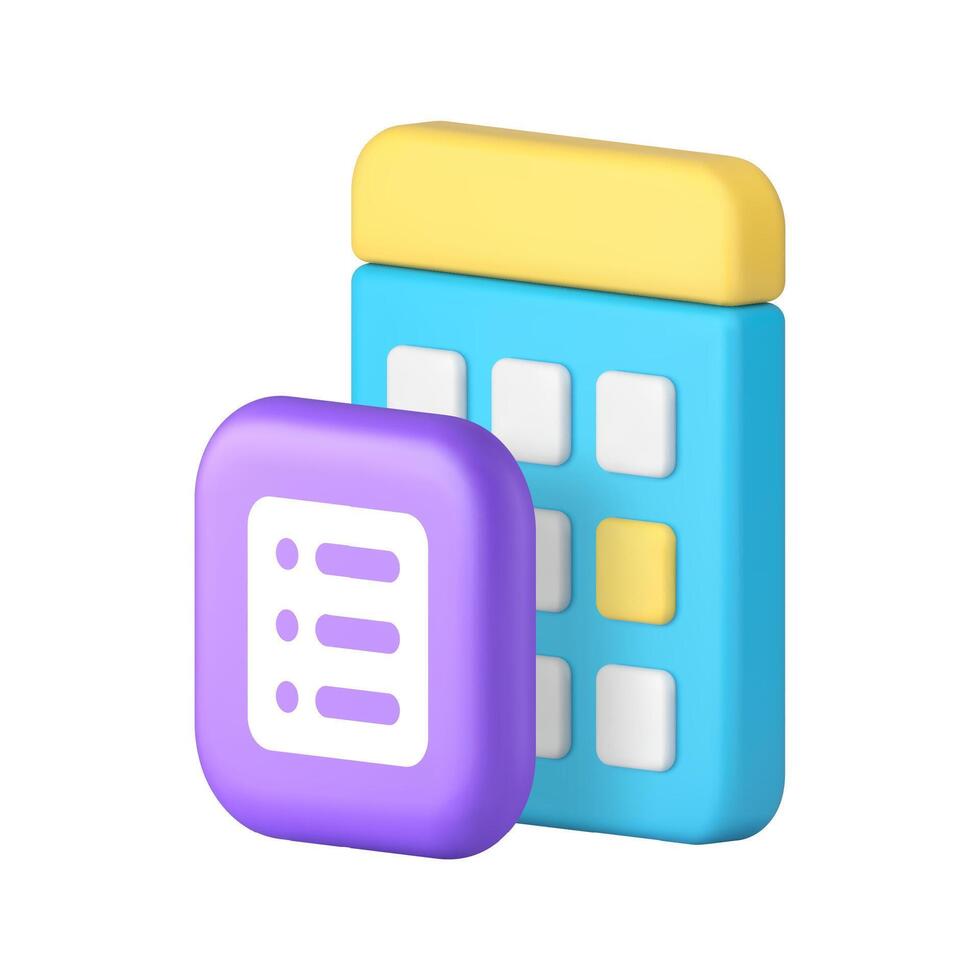Time management planning efficiency and productivity 3d icon realistic illustration vector