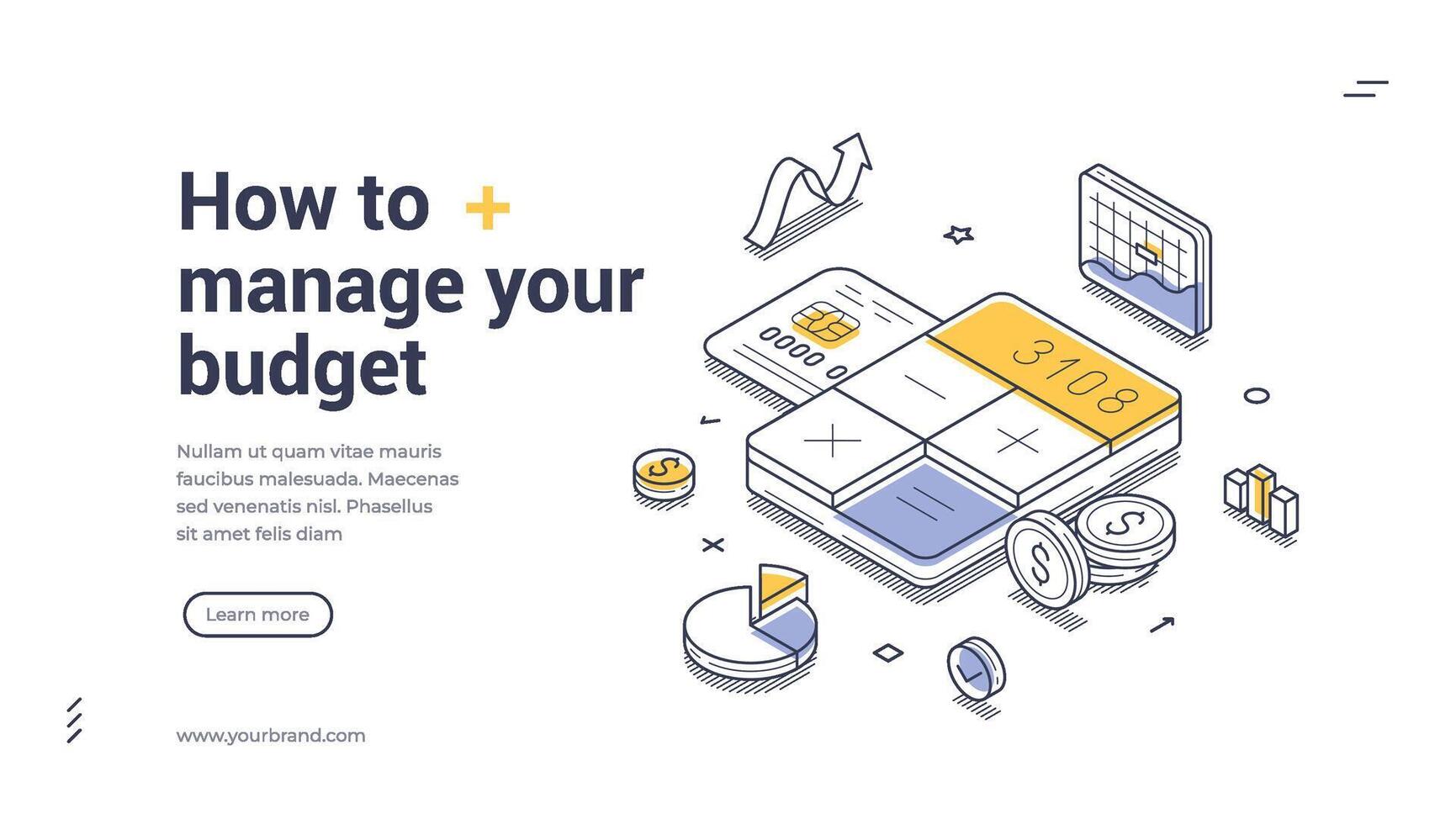 Effective strategies for managing your budget with useful templates vector