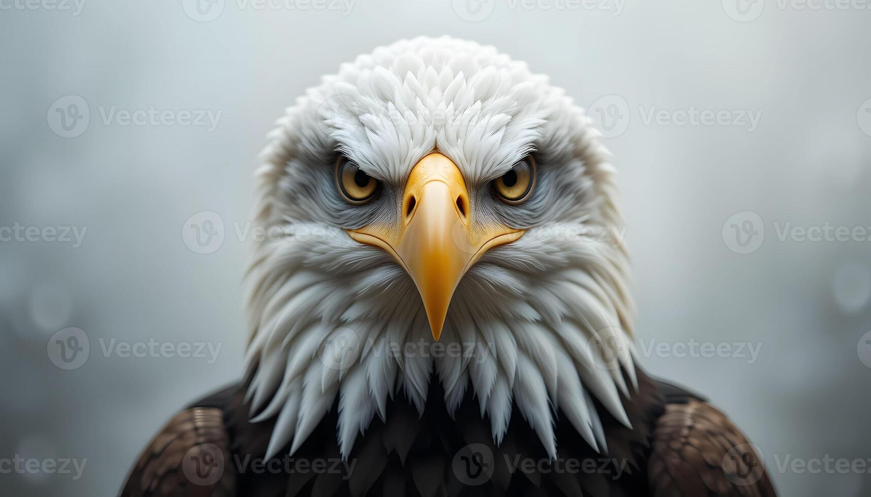 Intense Stare of a Bald Eagle photo
