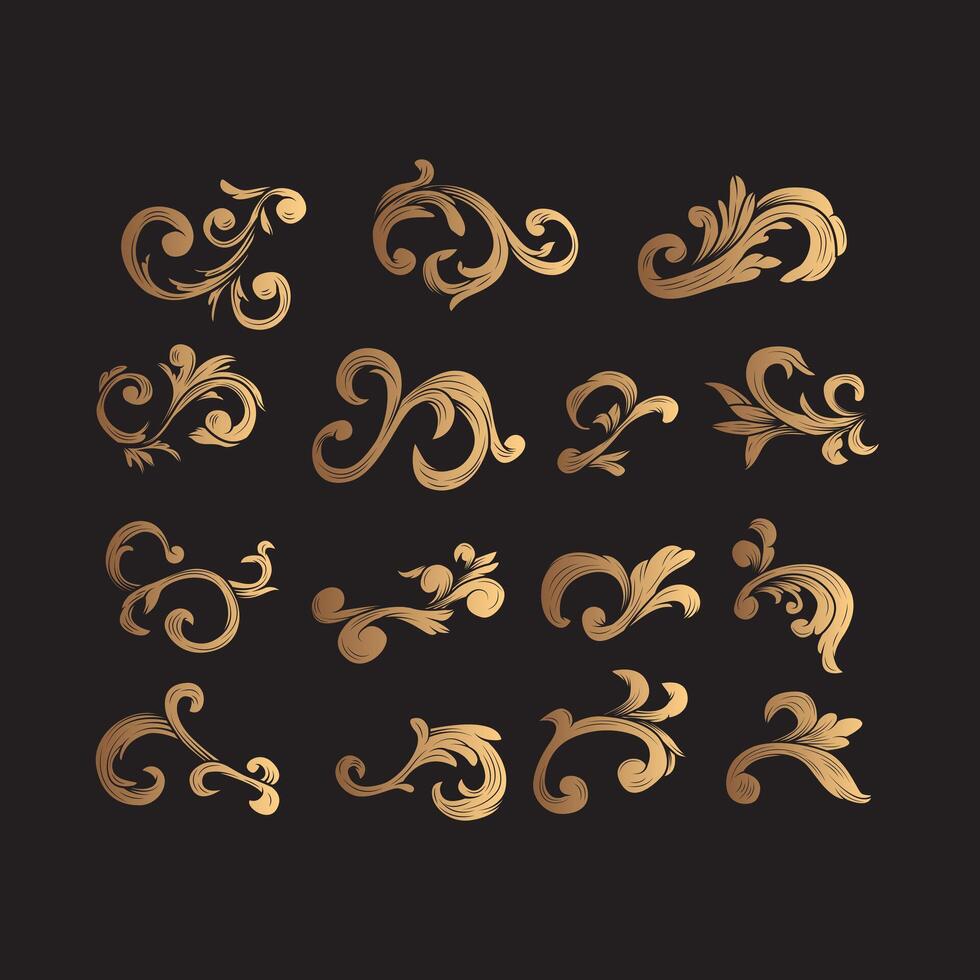 Luxurious Victorian Ornament Illustration vector