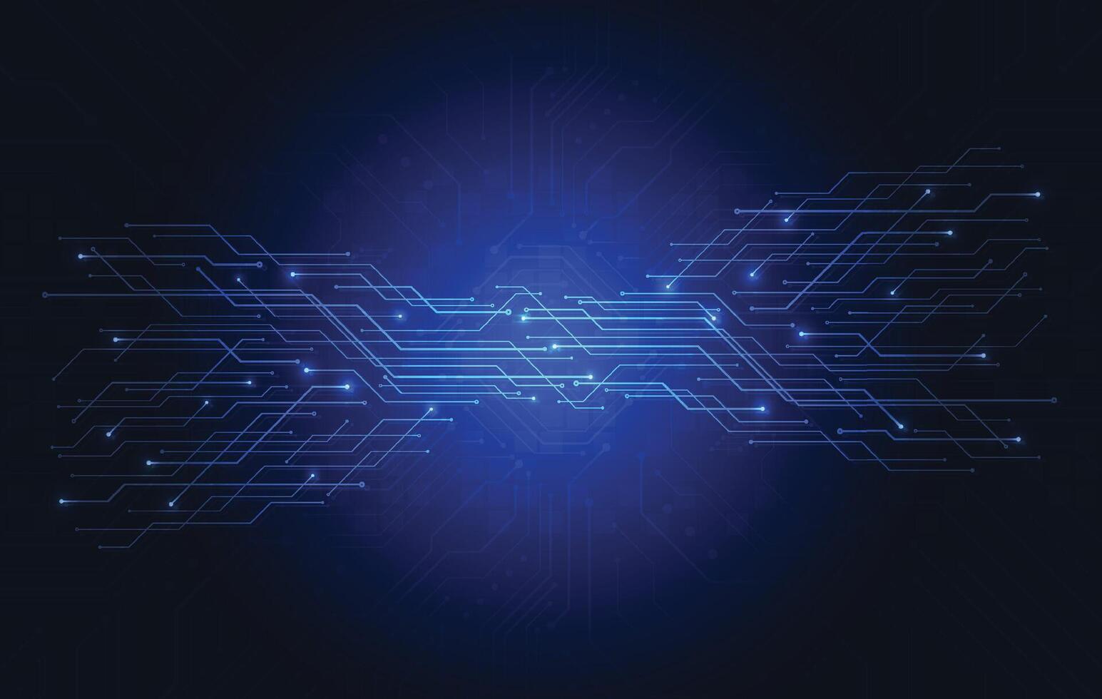 Abstract background with technology circuit vector