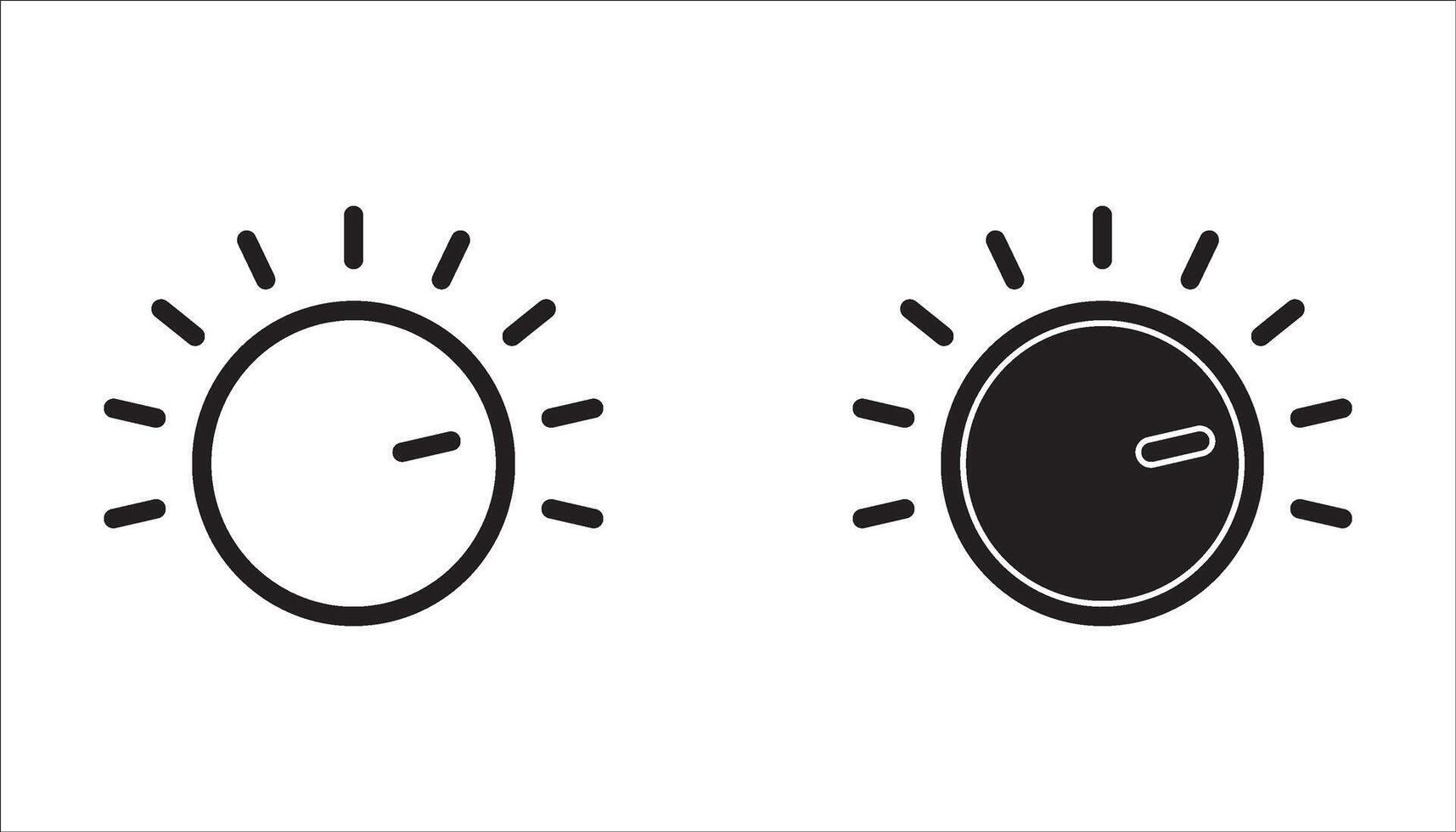 audio controller icon set. audio controller illustration on white background for web and apps. vector