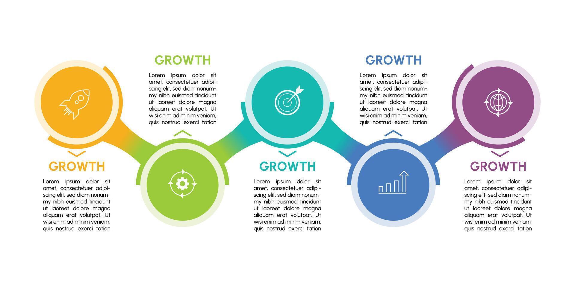 Time Line Management Infographic Template vector