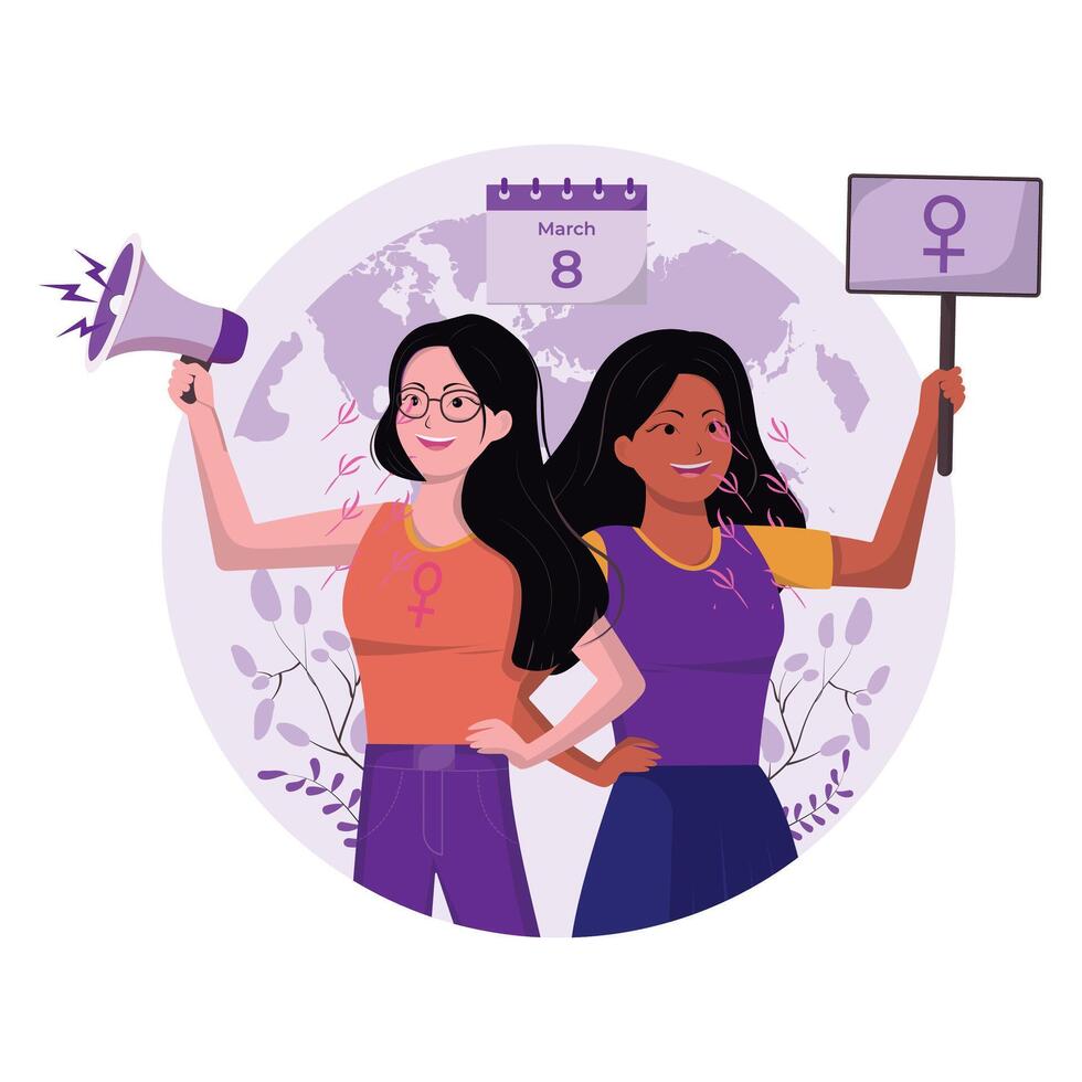 Women Day Justice vector