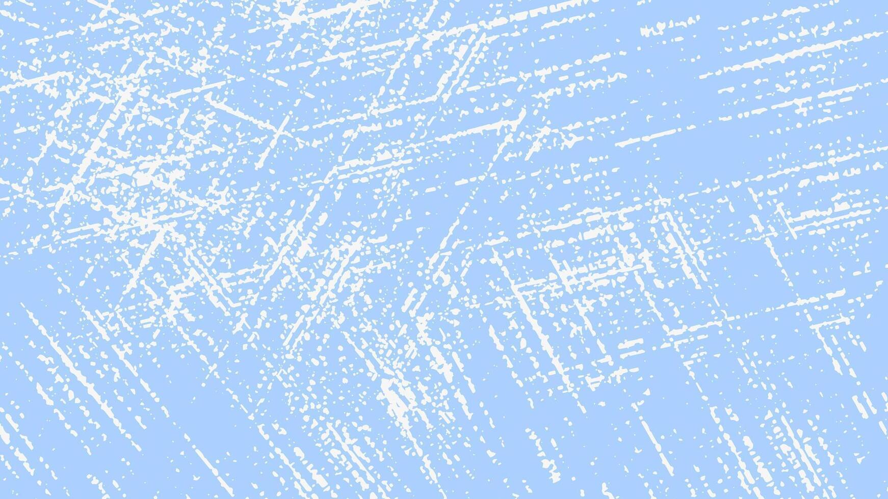 Distressed light blue scratched ice grunge texture. vector