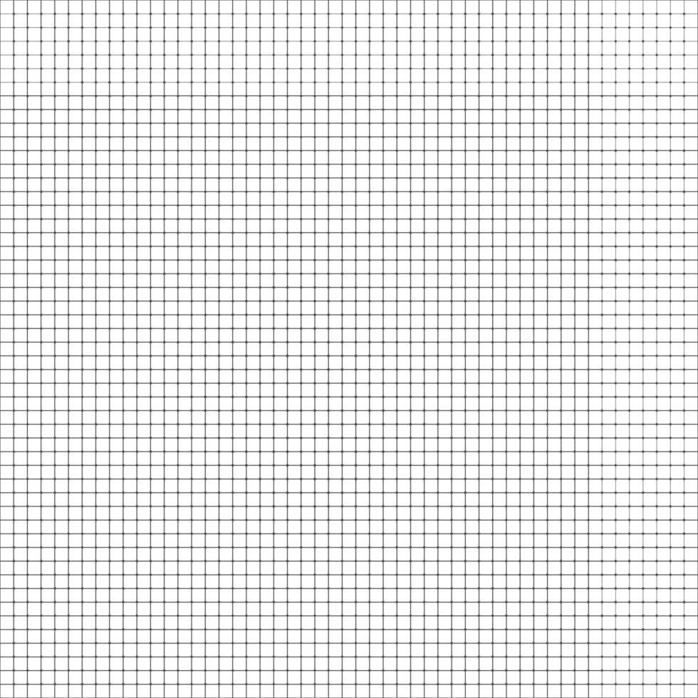 Grid pattern technical background school sheet template. line square grid, graph. Geometric notebook, architecture blank. vector