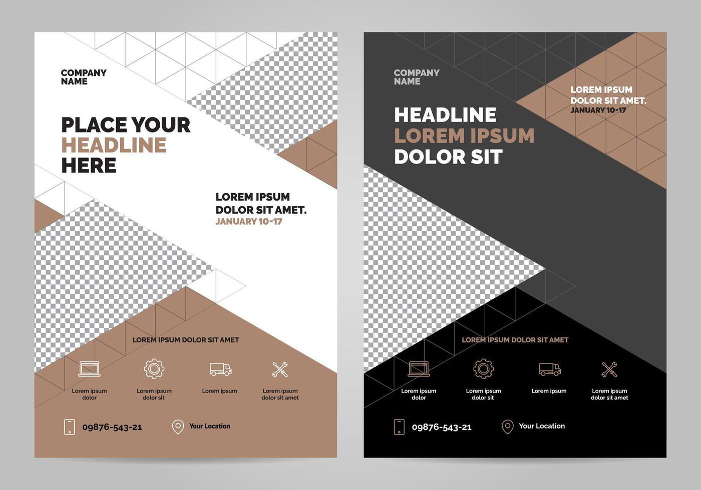 Brochure Layout template, cover design background, annual reports. Can be adapt to Annual Report, Poster, Flyer, Banner. Layout template. vector