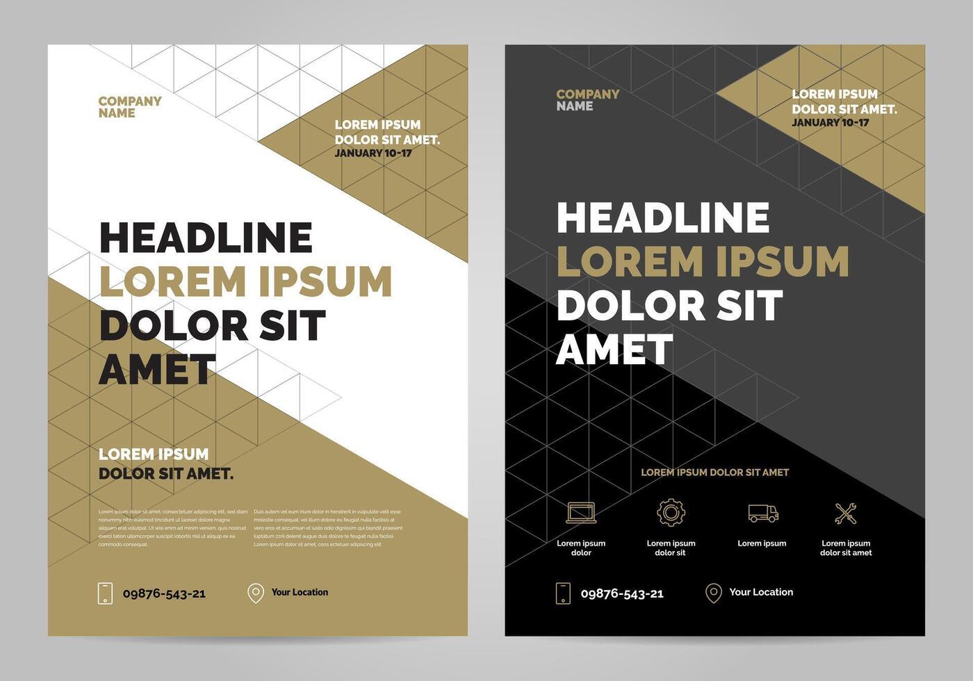 Brochure Layout template, cover design background, annual reports. Can be adapt to Brochure, Poster, Corporate Presentation, Flyer, Banner. vector