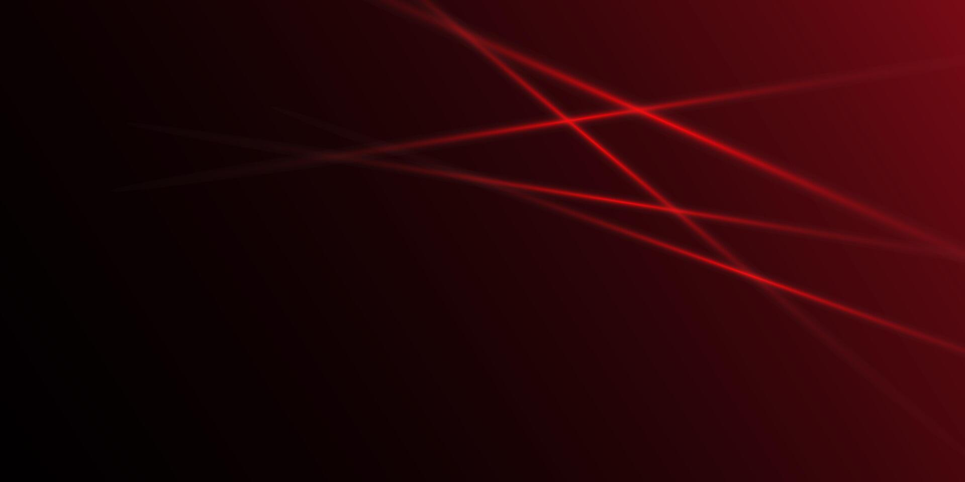 Abstract background with red laser lines. Neon light. vector