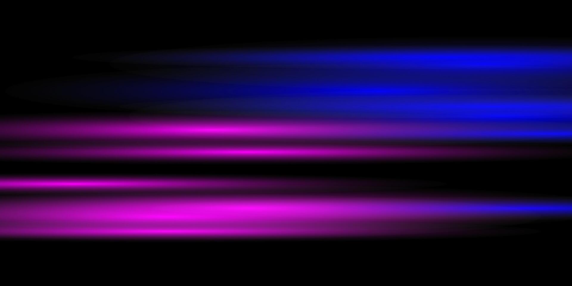 Abstract background with pink and ultramarine laser lines. Neon light. vector