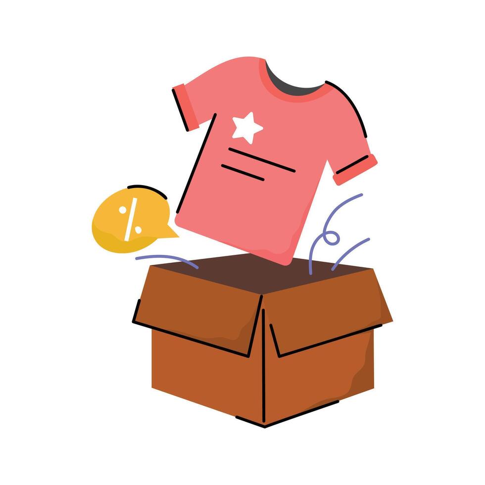 Check this amazing hand drawn icon of new product vector