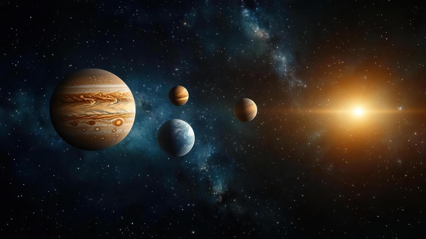 stunning visualization of planets various stages of formation, showcasing their beauty and photo