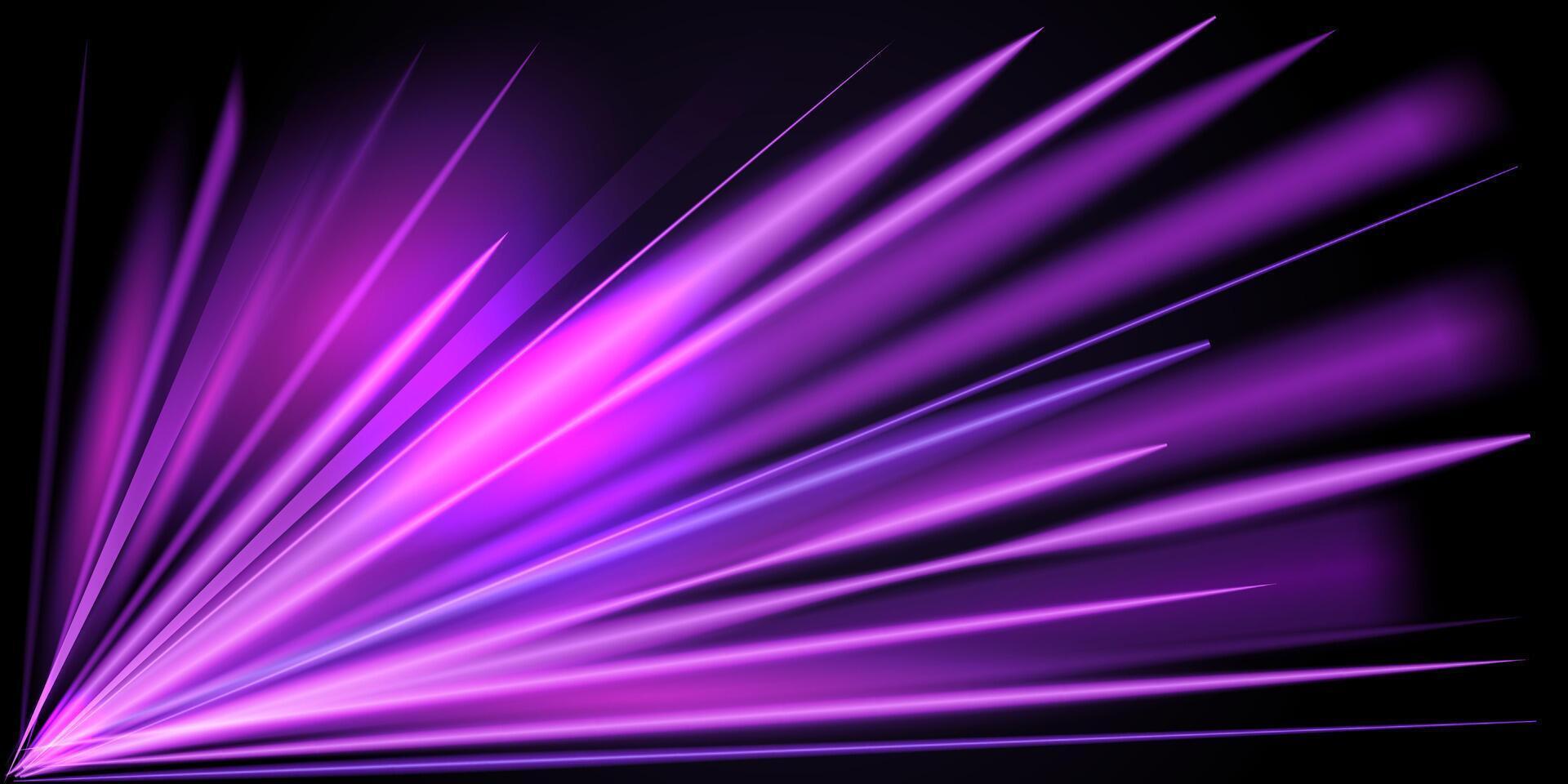 Luminous abstract laser beams vector