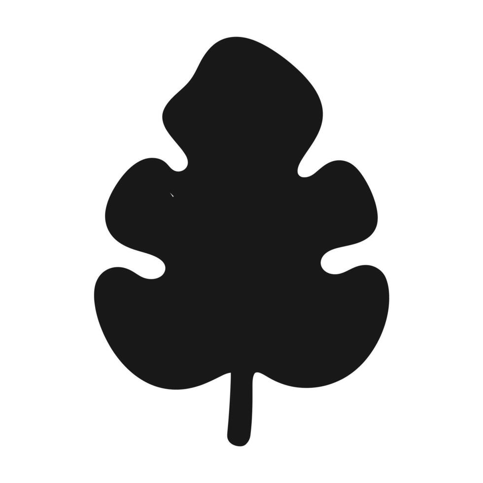 Bold Fig Leaf Silhouette for Nature and Botanical-Themed Designs vector