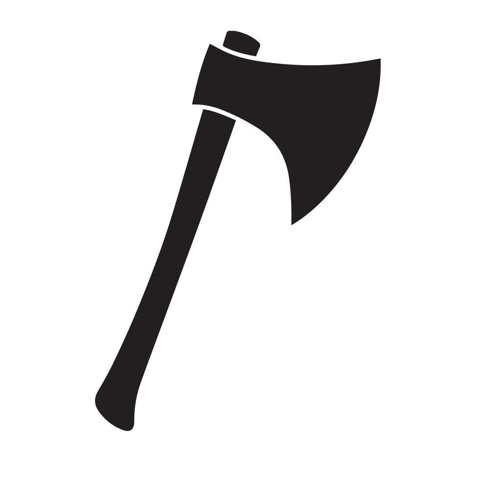 Black Axe Silhouette vector