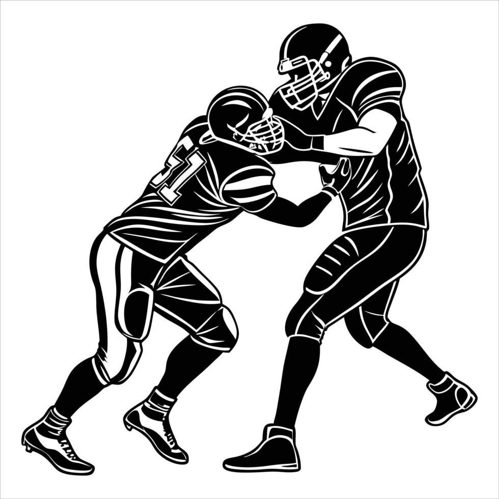 Minimalist Fantasy Football vector