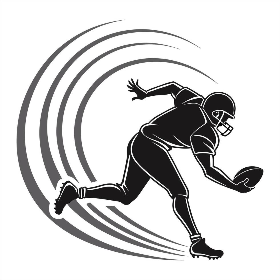 Football Player Tackle vector