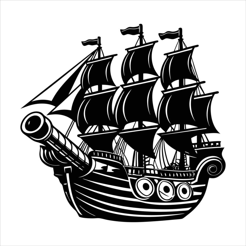 Maritime Journey Ancient vector
