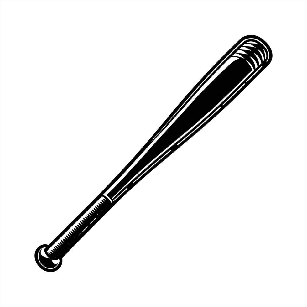 Metal Baseball Bat vector