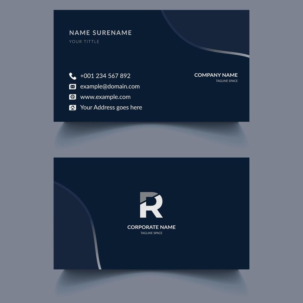 Creative Business Card. vector
