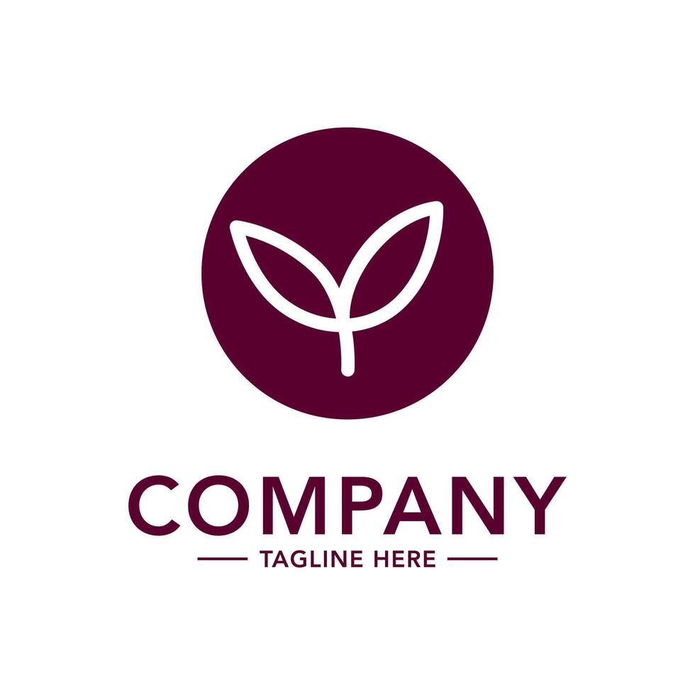 A logo for a company minimal design vector