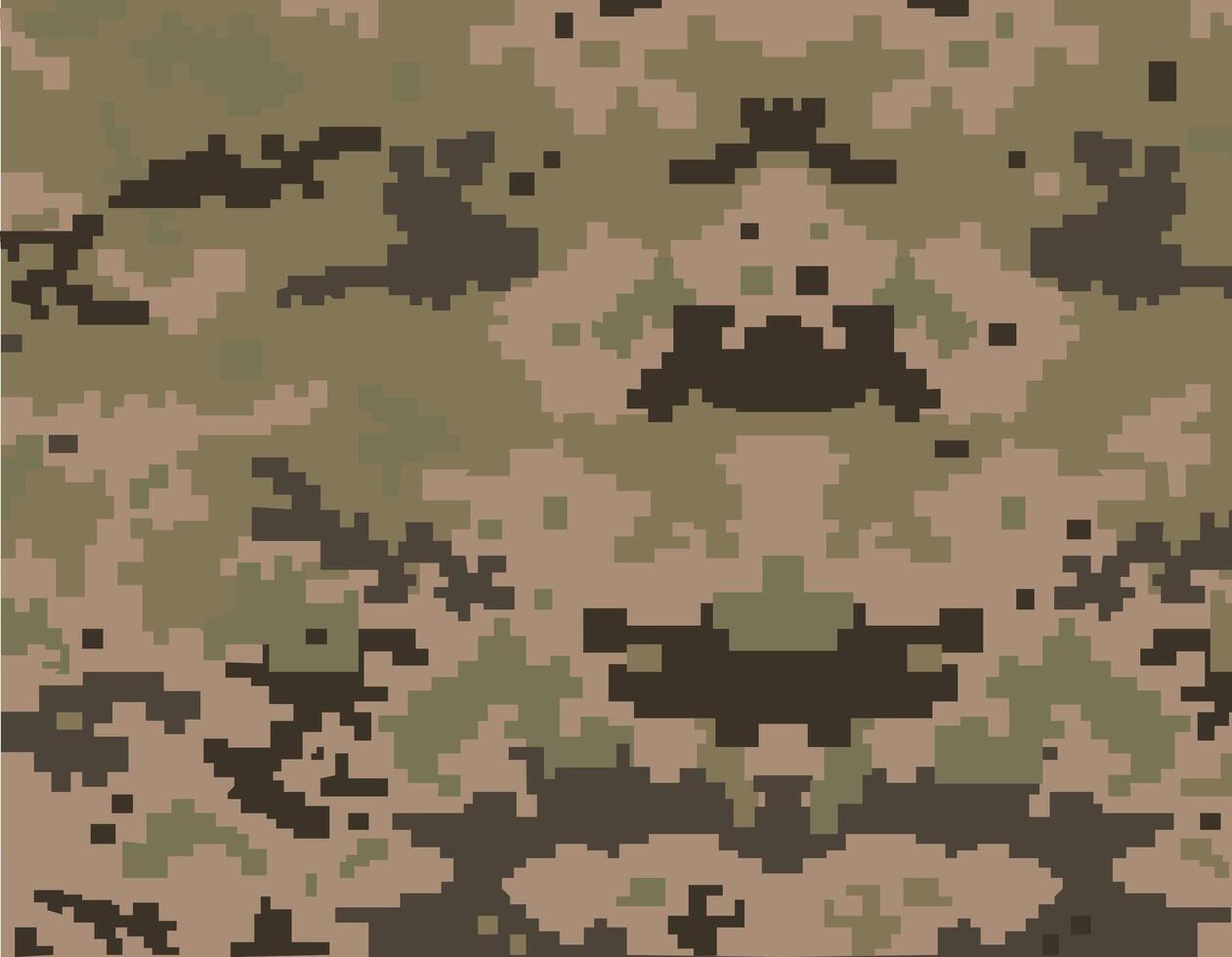 Professional pixel camouflage of the army of Ukraine for your production or design. vector